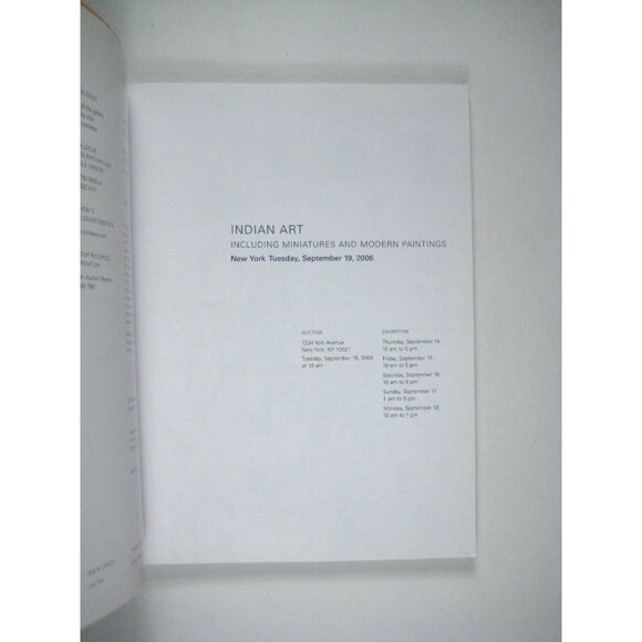 Sothebys Auction Catalog 2006 Indian Art N08222 Modern Paintings Miniatures - Picture 3 of 7